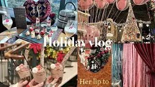 vlog┆社会人の休日,クリスマスディズニー🎄♥️,Her lip to,アフヌン🫖,ホカンス🏨