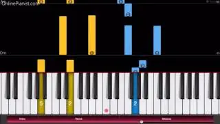 Sword Art Online - Crossing Field - Piano Tutorial - Easy Version