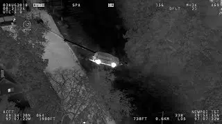 AIR1 footage from Stolen Vehicle – Arrest: C18-166426