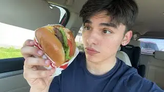 Asmr comiendo hamburguesa y papitas