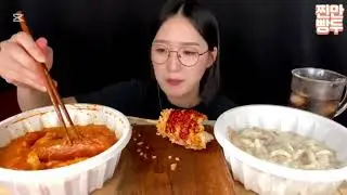 Creamy Spicy Tteokbokki & Corn Dog Mukbang | Cheese Pull Heaven! 🌶🧀 @Cozycravingswithelvi