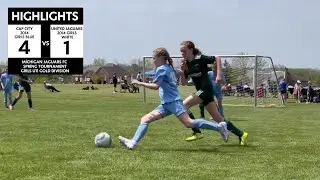 Game Highlights | Michigan Jaguars FC Spring Tournament | Cap City 2014 Girls Defeat United Jaguars