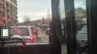 Viaje en el coche 101 de TUS Sabadell en la 55
