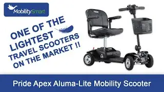 Pride Apex Aluma Lite Mobility Scooter | One of the lightest Travel Mobility Scooters on the market!