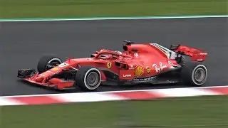 Ferrari SF71H F1 2018 Test Action & Pure Sound  by Jaume Soler