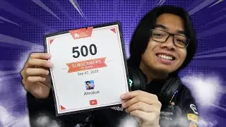 Thank You for 500 SUBSCRIBERS! (YouTube Milestone) | Ahrc&eacute;us