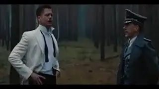 ALDO RAINE CARVES HIS  MASTERPIECE - Inglourious Basterds 2009