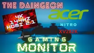 Игровой монитор ACER NITRO XV282K 4K HDR 144 Гц и HDMI 2.1!