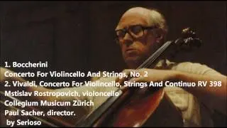 boccherini,vivaldi, cello concertos, rostropovich