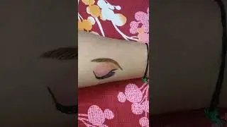 New beautiful eye makeup on hand stap by step 👍👍