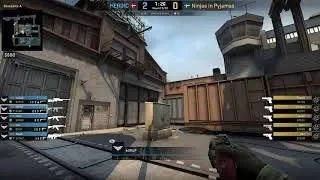 DTV ACE - b0RUP vs Ninjas in Pyjamas - de_train @ DreamHack Open Fall 2020 by demtovideo