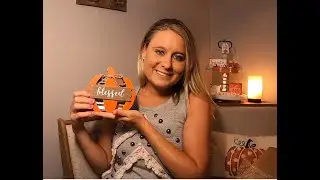 DECOR Fall Tiered Tray Decor- Fall Decor Artificial Pumpkin- Rustic Wooden Fall Sign Table Decor-