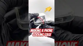 Making a cell phone cooling case! #scienceandtech #innovation #petesplaceunboxing