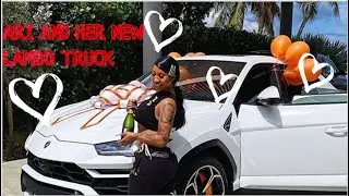 MONEYBAGG YO BUYS ARI FLETCHER A LAMBO TRUCK FOR HER BIRTHDAY !|MONEYBAGGYO BABYMAMA UPSET BY GIFT!