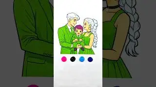Kpop Demon Hunters Jinu Saja x Rumi Family Magical Hair Paint Art #kpop #trendingshorts