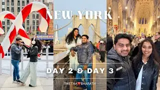 Exploring New York | Day 2 & Day 3 Vlog 🗽| Swethabharath 💖