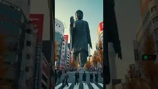牛久大仏のターゲット #ai動画 #aivideo #aifunnyshorts #aishorts #牛久大仏 #大仏 #スカイツリー #skytree #japantravel #sora2