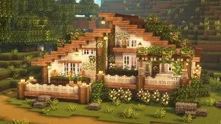 [Minecraft] 🌲✨ Cozy Cottagecore House Tutorial / Aesthetic / Mizuno's 16 Craft Resource Pack
