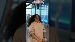 INSANE AI Curling Robot in Dubai 😱💇&zwj;♀️ Watch the future of hairstyling #AI #DubaiTech #BeautyTech
