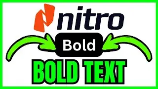 How To BOLD TEXT In Nitro PDF (QUICK & EASY) 2026