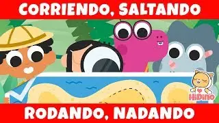 En Busca De Un Tesoro! 🦕 Corre, Salta, Rueda, Nada, Gatea, Escarba | HiDino