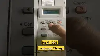 Hp M1005 Printer Language Change #hack #shorts #shortvideo #trending #hack #hp1005 #printer