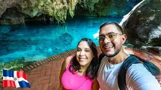 🇩🇴 Bajamos a un CENOTE en SANTO DOMINGO |  Parque LOS TRES OJOS