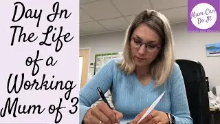 Day In The Life of Busy Working Mum of 3- ACCA qualified Financial Controller day at work Vlog
