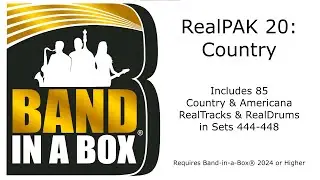 Band-in-a-Box&reg; 2024 - RealPAK: Country 20