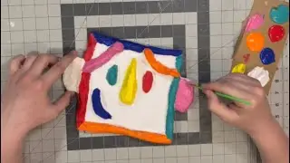 How to Make a Colorful Abstract Face Mask | Easy DIY Art Project!