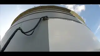 An innovative robotic solution to automatically coat storage tanks onsite