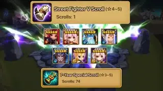 I SUMMONED MY LAST STREET FIGHTER SCROLL + 74 SPECIAL SCROLLS!