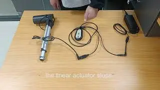 How to use wired control handle to control electric linear actuator