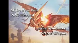 Jeskai Switcheroo (Jeskai Feather) против GW Lifegain-MTGA Open Beta [WAR Standard]