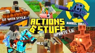 REVIEW ACTION & STUFF UPDATE 1.6 ✨ THE BEST TEXTURE PACK! MCPE 1.21+
