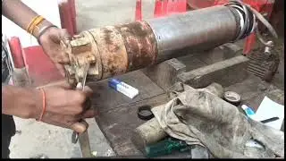 How to install 10 HP submersible water pump fitting  🔌🪛👍✅