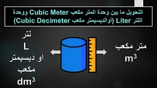 التحويل بين وحدات الحجم - 1: من متر مكعب الى لتر | من اللتر الى المتر المكعب | ديسيمتر مكعب