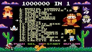 NES 1000000-in-1 Game Cartridge : Best Nintendo Games Cartridge