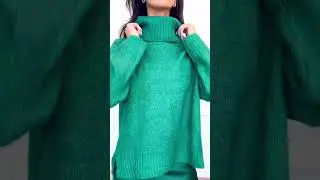 Monochromatic Green Outfit For Fall #shorts