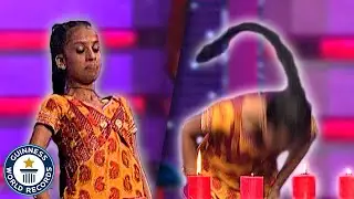 Extinguishing candles by HAIR WHIP - Guinness World Records