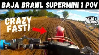 Supermini WIDE OPEN in the Sand at Baja Brawl! Chase Dashiell Moto 1 WIN GoPro POV