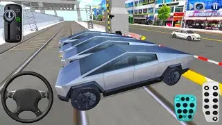 New Tesla Pickup Truck Railway Station Peaking - 3d Driving Class 2026 - Android Gameplay #cargame