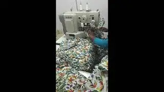 Button attach using pattern