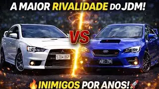 A GUERRA MAIS INSANA DO JDM: SUBARU vs LANCER EVOLUTION