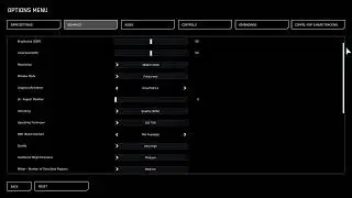 Star Citizen - Graphics Settings (Options Menu)