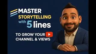 How to Write a Story in 5 Lines | Simple Framework Every Creator Needs #storytelling