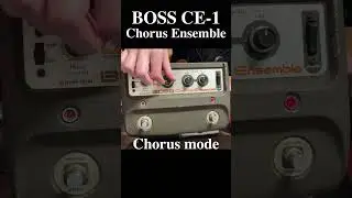 BOSS CE-1 Chorus Ensemble chorus mode sound test #bosspedals #guitarpedals #guitar #fractalaudio