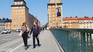 Busy Streets of Sweden: Stockholm Virtual Walking Tour