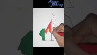 Drawing Map of Cameroon #Shorts