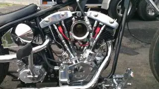 PITONIAK CYCLES     Black Shovelhead Chopper